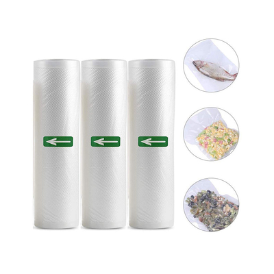 BPA İçermeyen Vakum Torbaları Dokulu Sous Vide PE Ev Tipi Vakum Paketleme Torbası