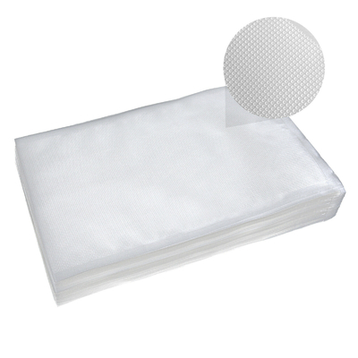 QS Dondurulmuş Gıda Sıcak Mühürlü PE Sıcak Mühürlü Plastik Torba Markayı Özelleştir 15cm * 25cm