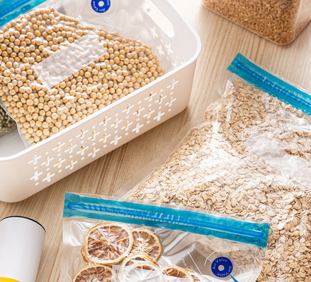 Çin Vakumlu Plastik Sous Vide Çanta BPA İçermeyen Çift Katmanlı Fermuarlar