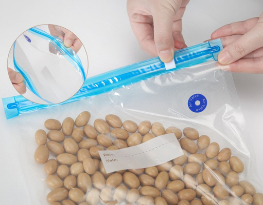 Yeniden Dondurucu Güvenli BPA Free Ziplock Sous Vide Torbaları Gıda Vakumlama Makinesi