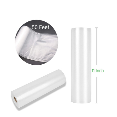 Gıda Depolama için 2 Paket BPA Free Naylon Kabartmalı Vakum Mühürleyen Çanta Ruloları