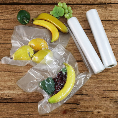 Gıda Depolama için 2 Paket BPA Free Naylon Kabartmalı Vakum Mühürleyen Çanta Ruloları