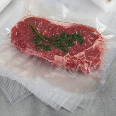 Gıda Önceden Kesilmiş Plastik Vakumlu Saklama Torbaları OEM Büyük Boy 7cm * 10cm 30cm * 40cm