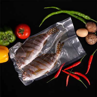 Siyah Et Vakum Mühürleyen Dondurucu Saklama Torbaları Sous Vide Pişirme İçin Harika