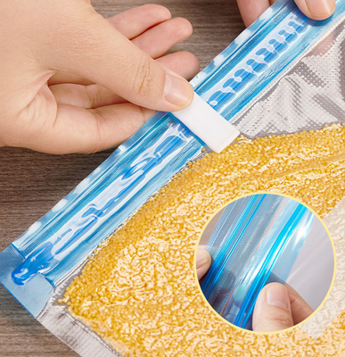 Vakum Mühürleyen Fermuar Sous Vide Çanta Açılıp Kapanabilir Dondurucu Vakum Torbaları