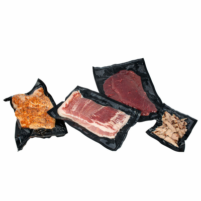 Sous Vide Kabartma Tüm Siyah Vakum Mühür Torbaları Çekirdek Fıstığı İçin OEM Markası