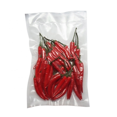 QS SGS Üç Taraflı Mühür Vakum Mühürleyen Gıda Torbaları Pislik Et Plastik Saklama Çantası 7cm * 10cm