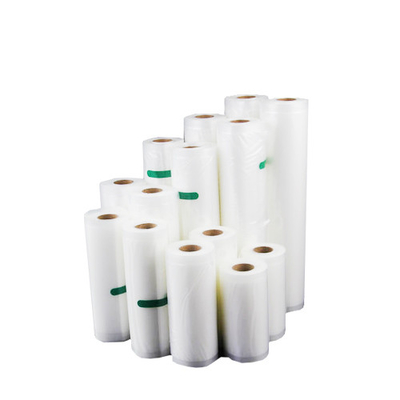 BPA İçermeyen Plastik Paket Gıda Tasarrufu Mühür Kabartma Depolama Rulo Vakum Mühürleyen Torbalar