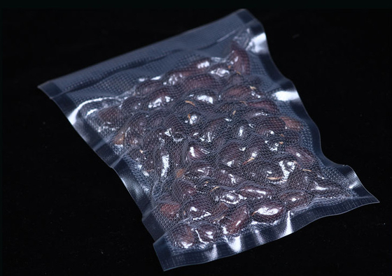 BPA İçermeyen Vakum Torbaları Dokulu Sous Vide PE Ev Tipi Vakum Paketleme Torbası