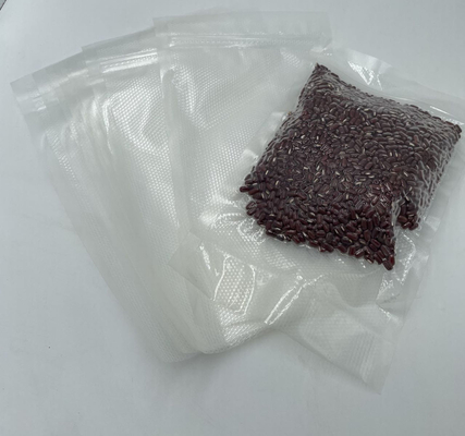 Fermuarlı Kabartmalı Plastik Isı Yalıtımlı Gıda Torbaları Çift Yönlü Desen Vakum