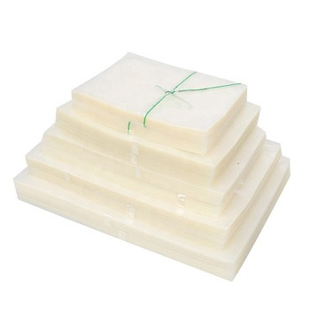 QS SGS Üç Taraflı Mühür Vakum Mühürleyen Gıda Torbaları Pislik Et Plastik Saklama Çantası 7cm * 10cm