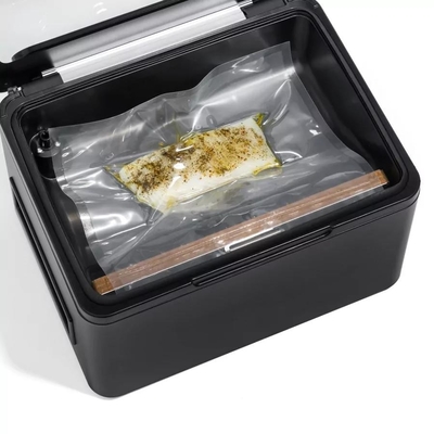 Parlak FDA LDPE Odası Pürüzsüz Vakum Kapatma Torbaları Üçlü Mühür Yapısı