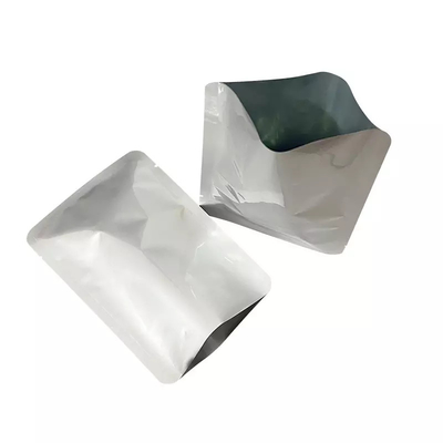 Gümüş Mylar Düz Çantalar Alüminyum Folyo Ambalaj Torbası Toplu Gıda Saklama Çantası
