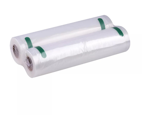 Naylon Şeffaf Gıda 2'li Paket Vakumlama Makinesi Torba Ruloları Plastik Vakum Torbaları