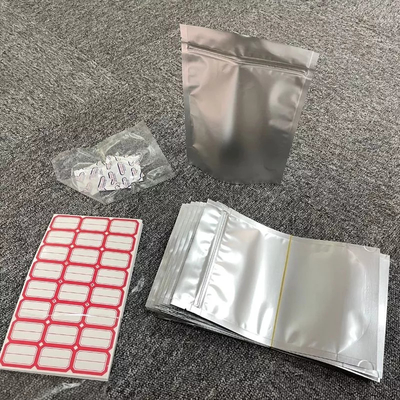 Oksijen Emiciler ile Şerit Isı Yapışmalı Gıda Depolama Mylar Çantalar Etiket Etiketleri