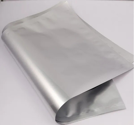 Gümüş Mylar Düz Torbalar Alüminyum Folyo Ambalaj Torbası BPA Free