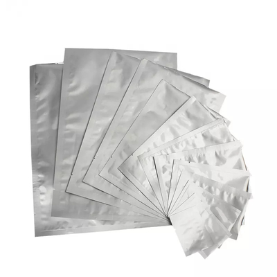 Koku Korumalı Alüminyum Folyo Çantalar Gıda İçin Gümüş Özel Mylar Çantalar