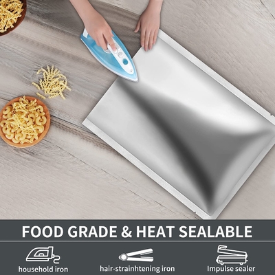 Gıda Depolama için Ücretsiz Örnek Metalize Alüminyum Folyo Çanta Açılıp Kapanabilir Mylar Çantalar