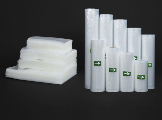 Gıda Tasarrufu için PA PE Vakum Saklama Torbaları BPA Free Plastik Vakum Conta Ruloları